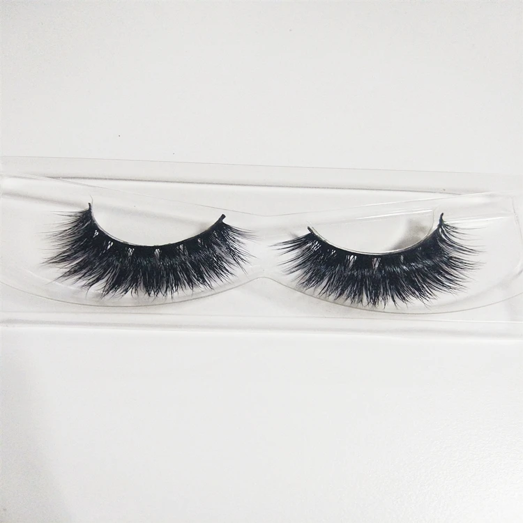 

2019 hot individual premium private label 100% real mink fur eyelashes with custom eyelash packaging, N/a