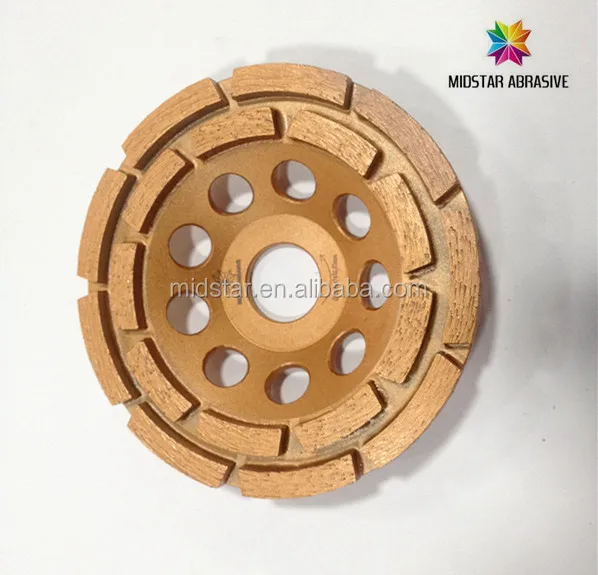 double row cup wheel