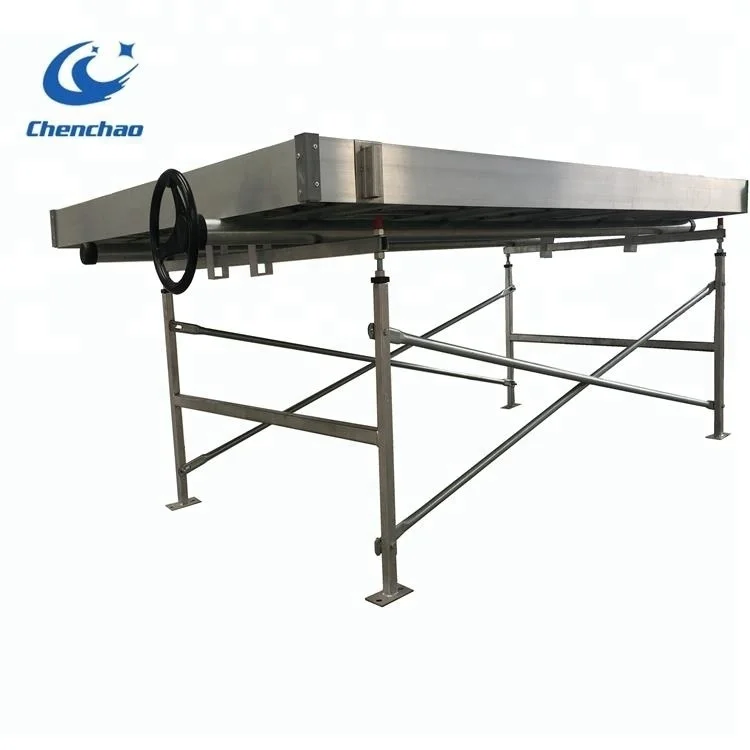 
High-quality Complete system easy install hydroponic ebb flow table for greenhouse 