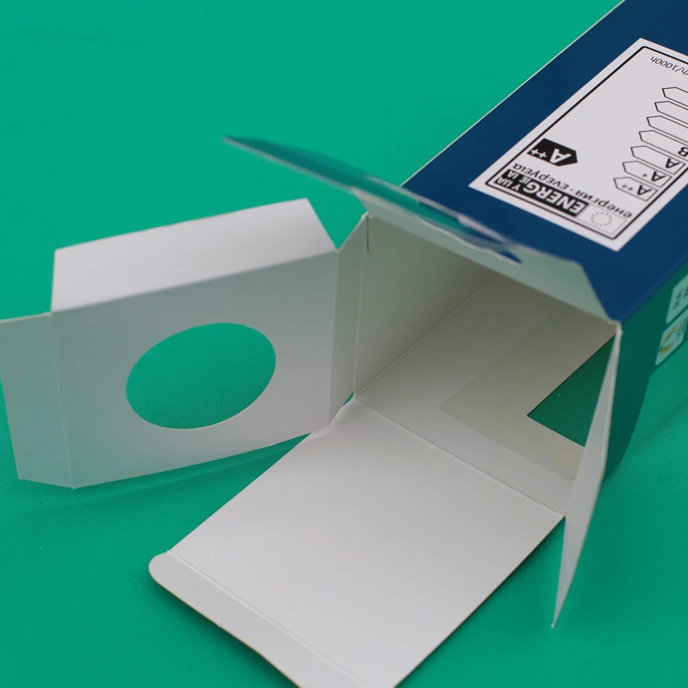 Download Free Sample Recycled Paper Cardboard Led Bulb Packaging Box Led Lamp Box With Plastic Window ...