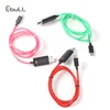 LED Optical Flow USB C Charging Cable Running Flash High Speed Data Sync Transmission Line