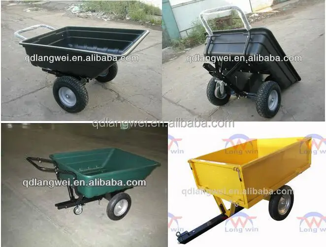 Heavy Duty Atv Dump Garden Trailer - Buy Atv Dump Trailer,dump Garden 