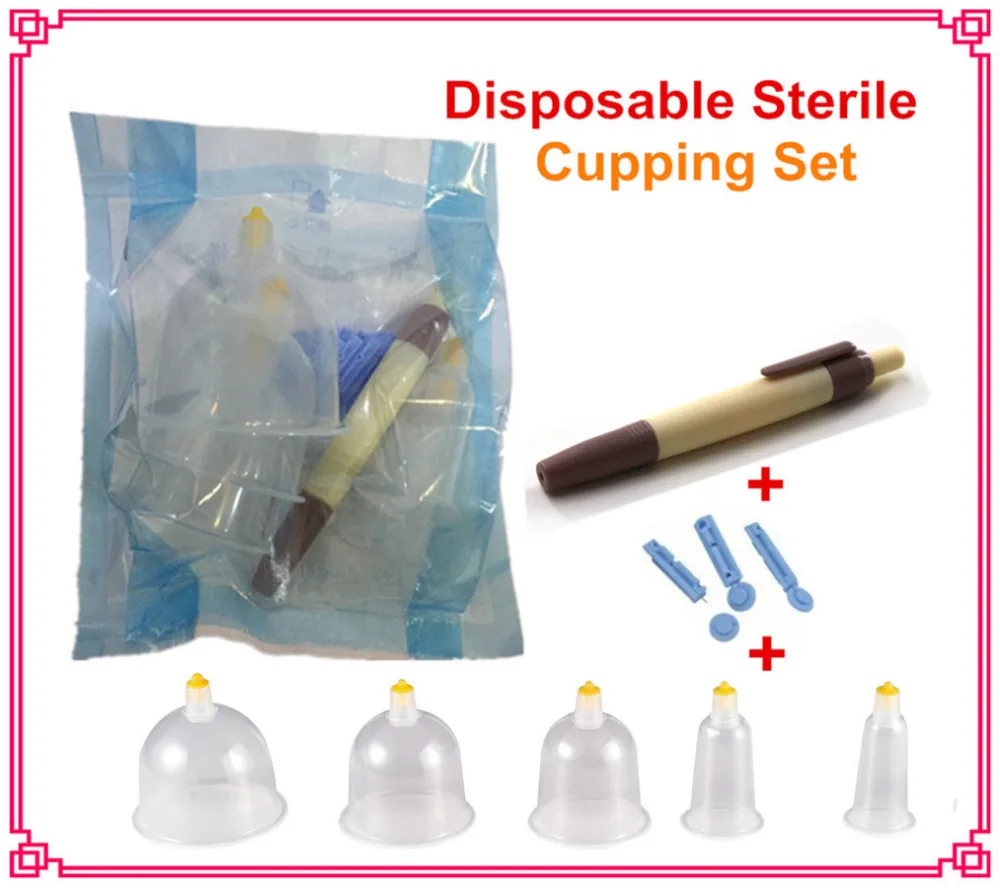 Cupping Therapy Device Sterile And Disposable Cup For Pricking Blood