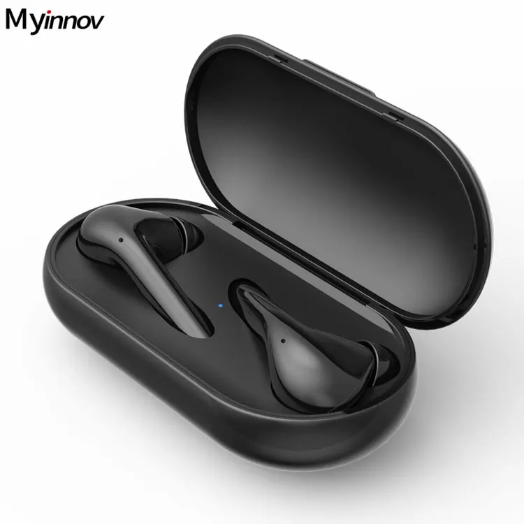 

Promotional gift 2019 latest black bluetooth TWS wireless mini earbuds headphones for hot sale m6s, White;black