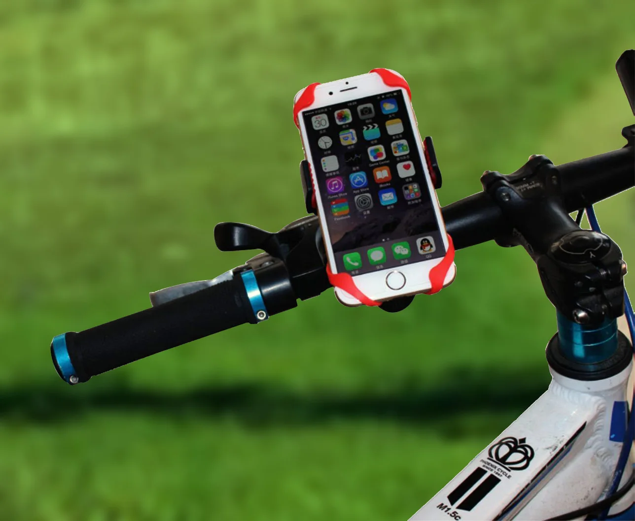 homemade phone holder for bike