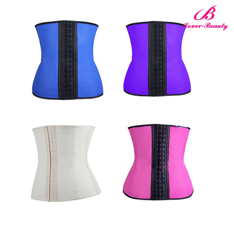 

Nude Slimming 4 Steel Boned Waist Trainer Latex Rubber Corset, Nude latex rubber corset