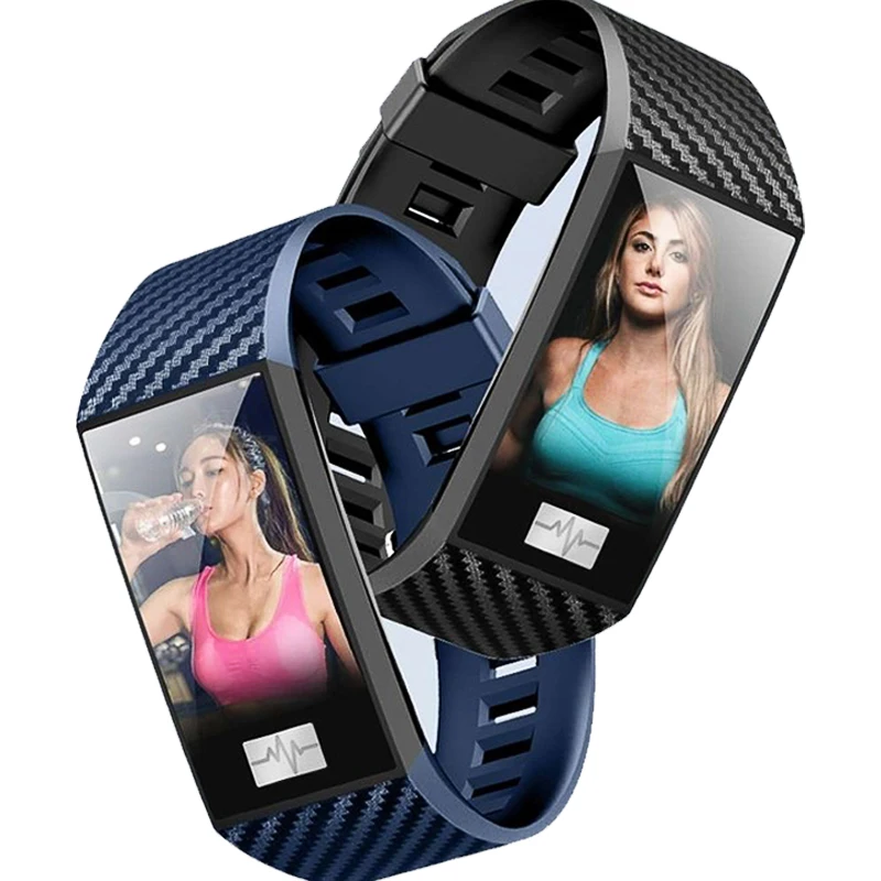 

DTNo.1 DT58 Smart Band IP68 Waterproof Heart Rate monitor 1.14 Inch IPS Large Screen Smart Watch for Android IOS Smart Bracelet