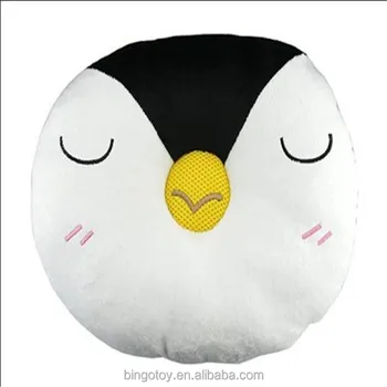 High Quality Soft Animal Shaped Pillows Plush Penguin Face Animal
