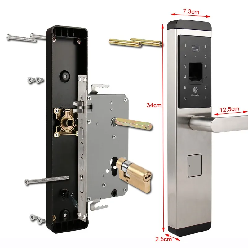 Empreinte Serrure De Porte Smart électronique Fingerprint Verrou Anti-Theft