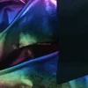 100% polyester knit rainbow foil fabric