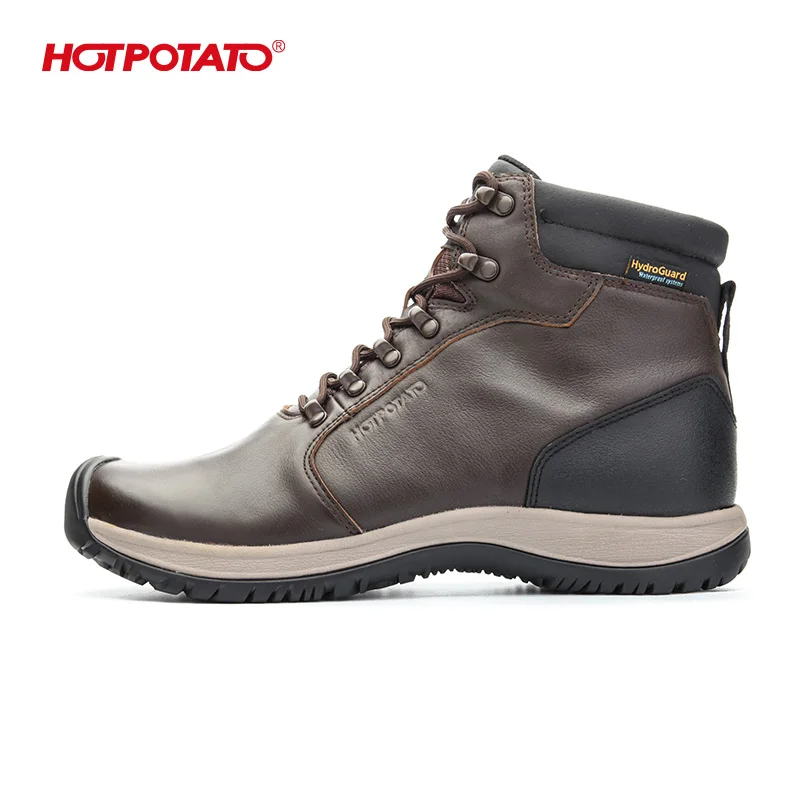 

HOTPOTATO classical freestyle premium leather waterproof military boots men with bumper toe L8