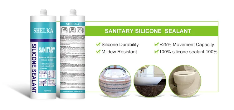 Anti-fungus high-temp acetic Sanitary Silicone Sealant