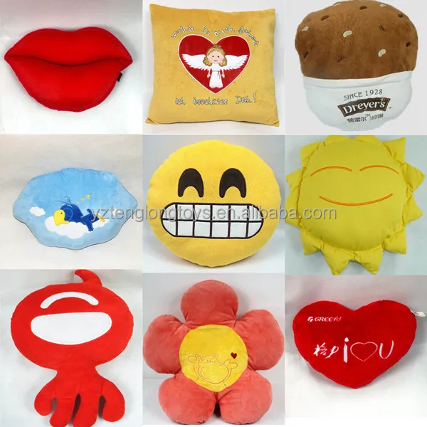 different shapes of pillows