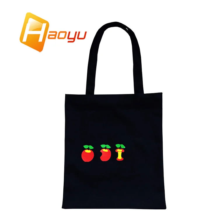 Simple Fruits Printing Portable Canvas Storage Bag Wholesale