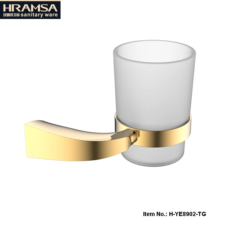 
wall mounted toothbrush cup holder single tumbler holder 