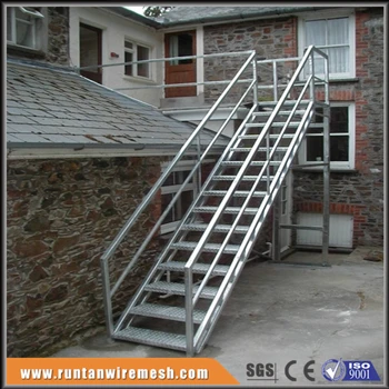 Residential Iron Outdoor Hot Galvanised Steel Stairs - Buy Outdoor Hot ...