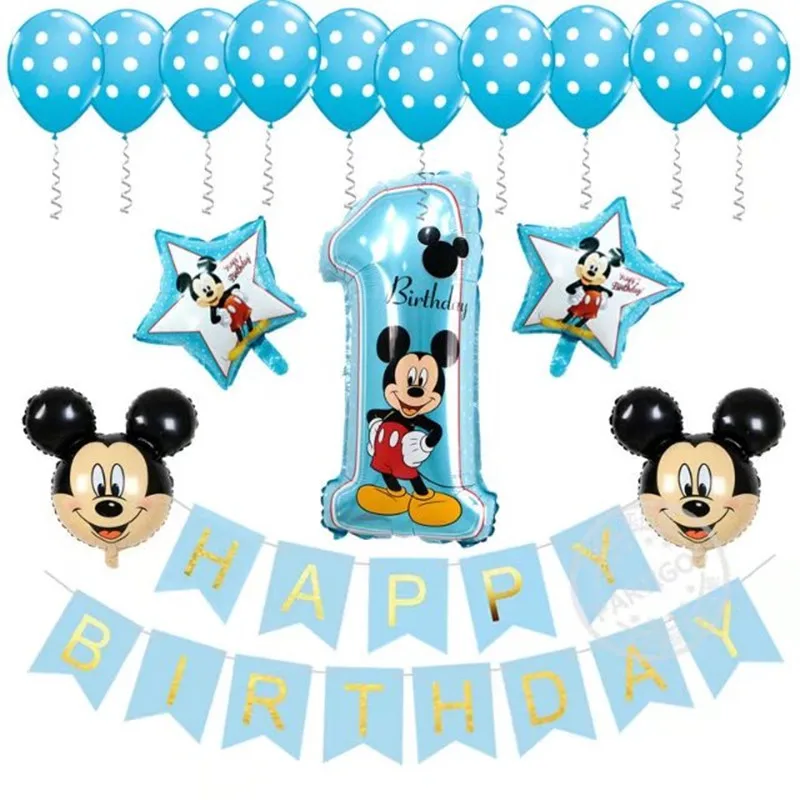 Mickey Minnie Mouse Foil Balloons Happy Birthday Balloon Set For Decoration Buy Mickey Minnie Mouse Foil Balloons Happy Birthday Balloon Party Decorations Product On Alibaba Com