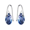 Jewelry Women Luxury Blue Cubic Zirconia Rhinestone Earring