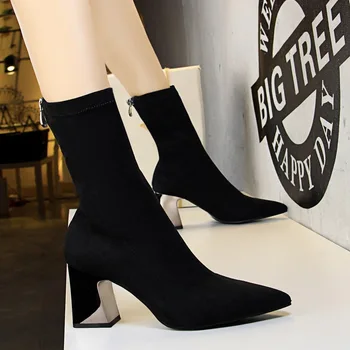 women's winter heel boots