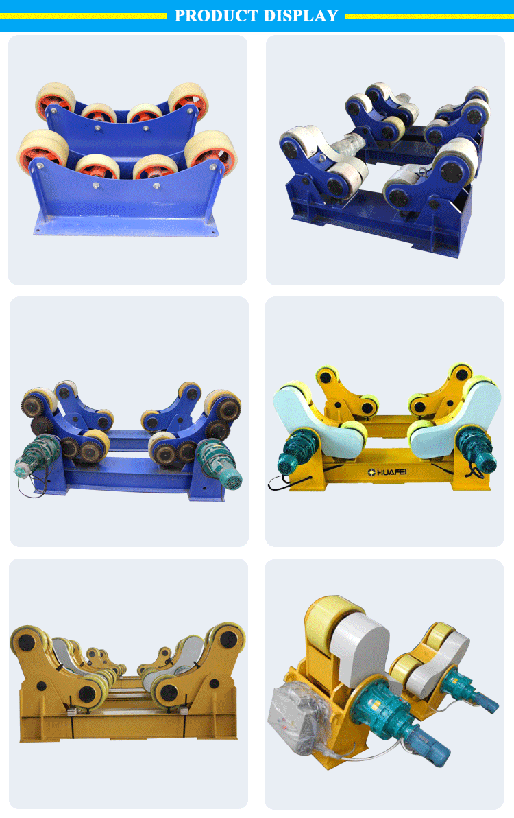 HF Welding Turning Roller Beds Self Adjusting Pipe  Welding Rotator