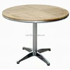 ICAN Outdoor aluminum willow restaurant dining table