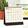 Desk calendar for plan or schedule paper printed calendar customizing