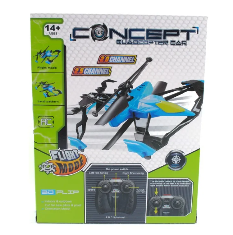 Cool Land Air Speed Flying Car Remote Control Toy With 2.5 Channel