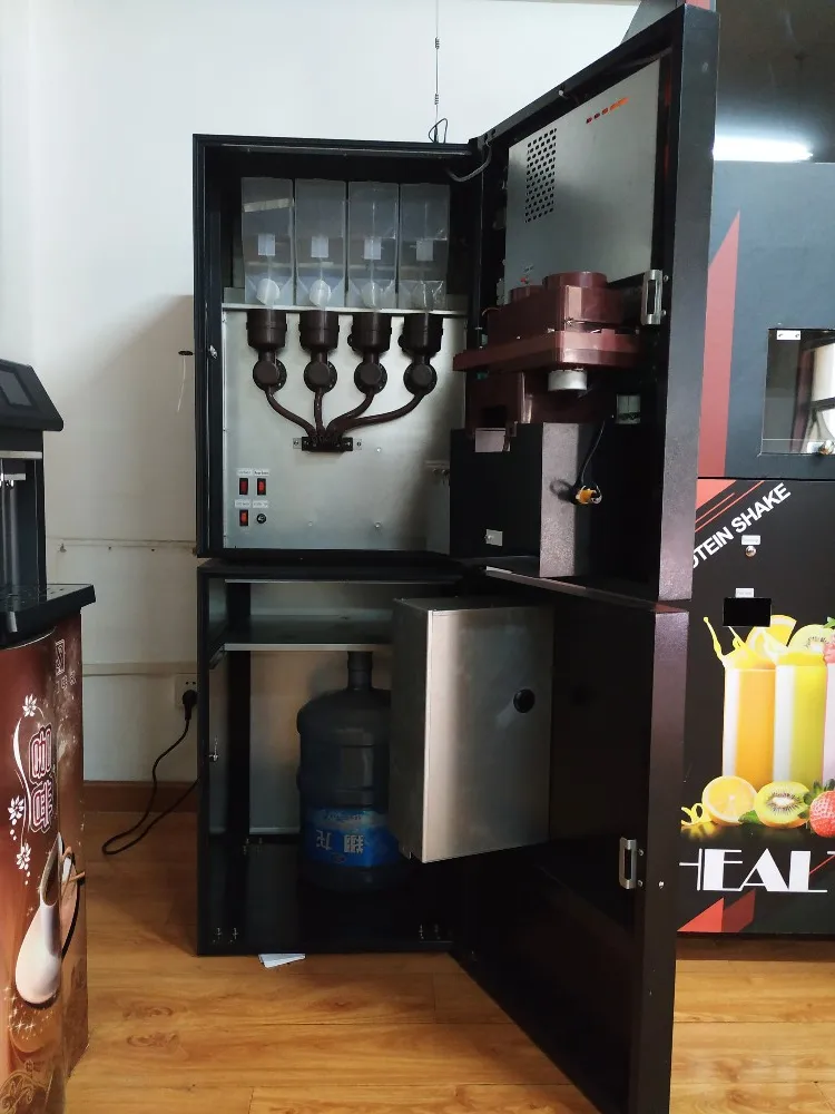 4 Options Chilled Auto Protein Powder Drink Vending Machine 4 Favors Of
