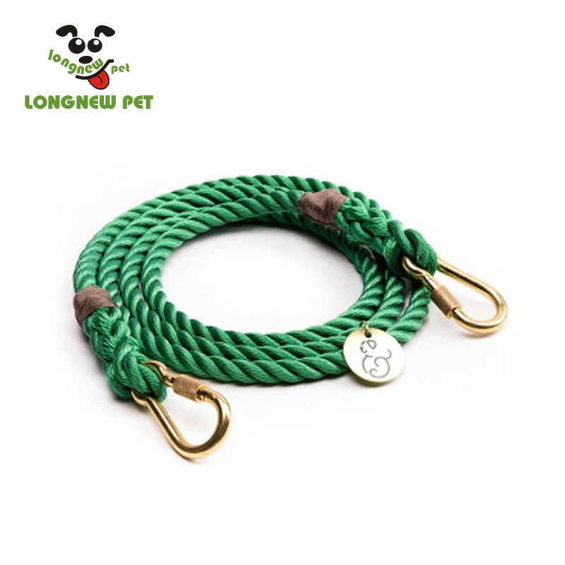 

OEM Handmade Braided Pet Leash Cotton Rope Dog Leash