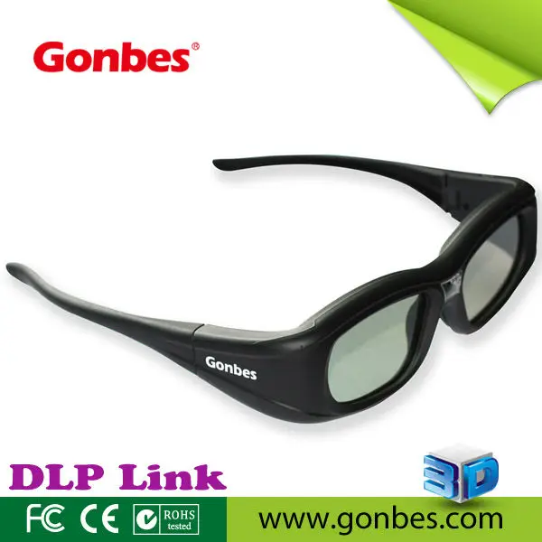 Active Shutter 3D DLP Link projector 3D glass eyewear for Optama Acer Sharp Dell High speed LCD lense