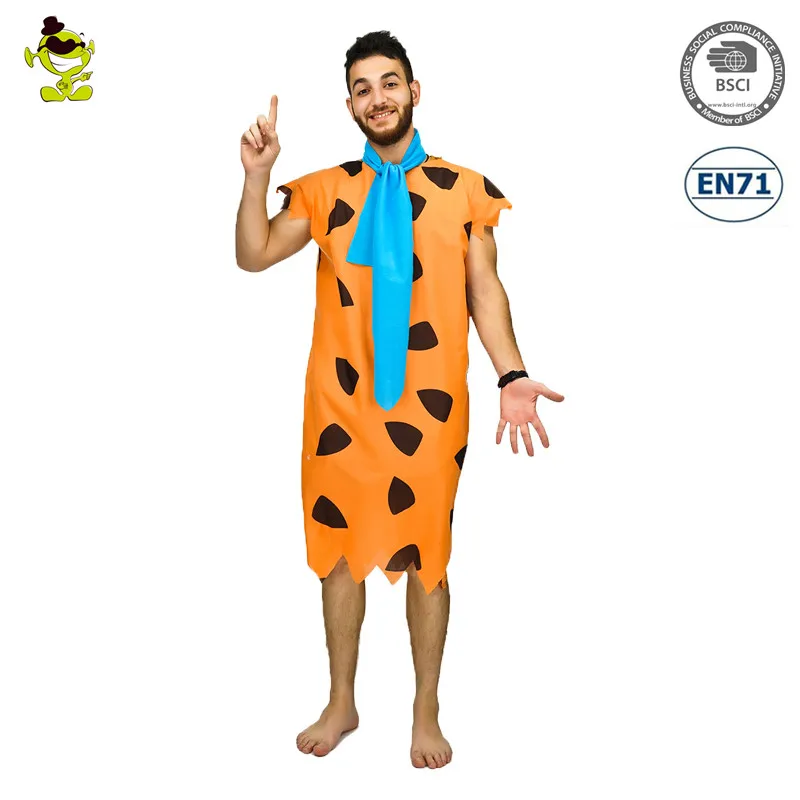 

Fred Flintstone Costumes Mens 1960s Caveman Role Play Outfits Adult Halloween Party Ancient Caveman Cosplay Fancy Clothes, N/a