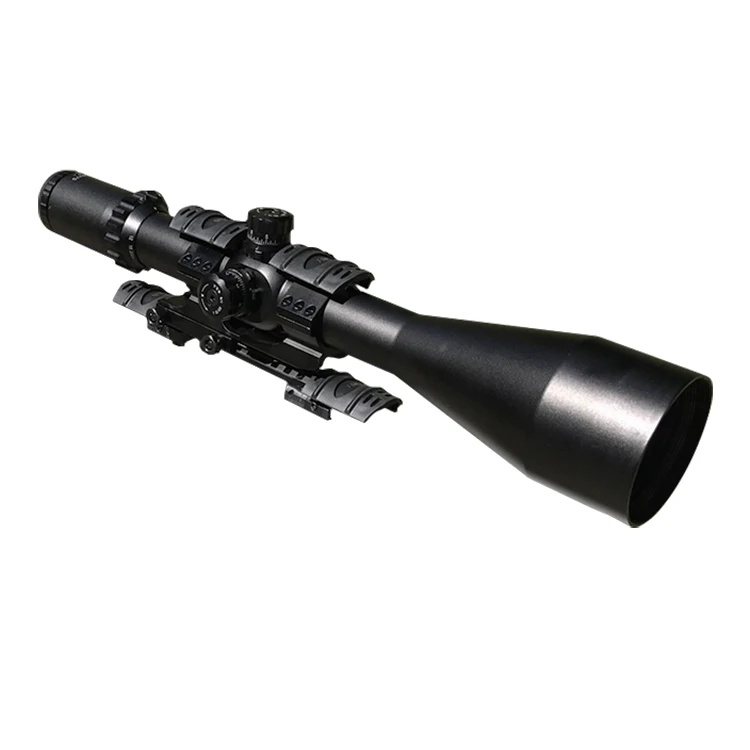 

SECOZOOM ED Glass Long Range 4-50X75 Riflescope with Tactical 1/8 MOA Green Red Dot Illuminated Scope