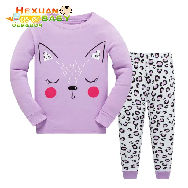 

2-7Y , Kid's sleep wear loungewear for kids Cute children pyjamas 100% cotton 271
