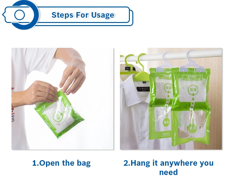 China Absorb Bag Container Bags With Hanger Buy Dehumidifier Bag
