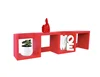 Red color Room decoration accessories decoration de maison wall articles