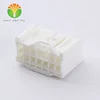 Factory providing white PBT material automotive connect shell DJ7121-2.2-21 male 12pole connector