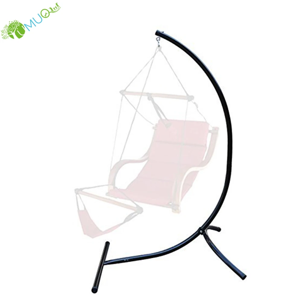 Yumuq 330 Pound Capacity Metal C Frame Hammock Swing Chair Stand For Indoor Outdoor Buy Swing Stand Hammock Stand Hammock Chair Stand Product On