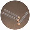 Transparent glass test tube with cork glass round bottom test tube can be customized