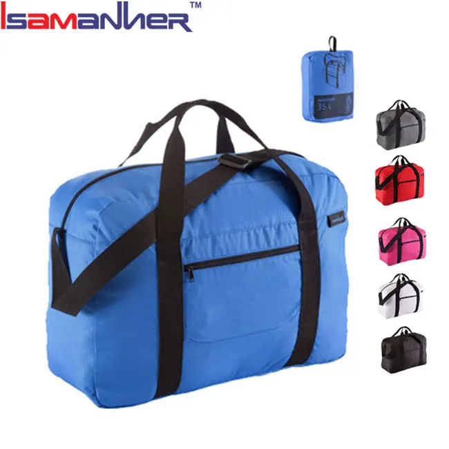 Foldable Expandable Travel Bag with Pouch
