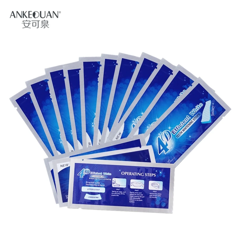 

New Arrival 4D Teeth Whitening Gel Strips Dental Material Perfect Smile Veneers Teeth Care, Transparent