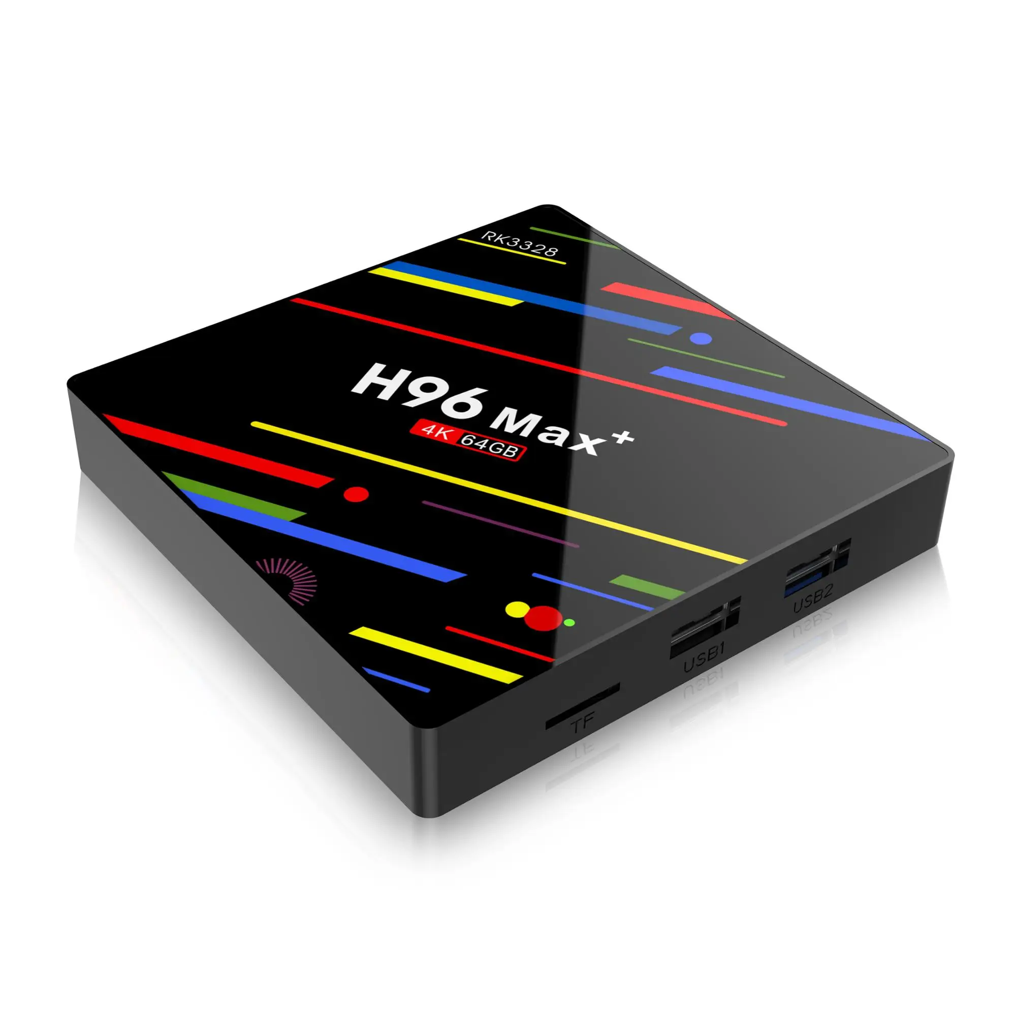 

2018 New Arrival hot selling New Design H96 MAX+ RK3328 4G+64G Set Top Box