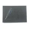 Hot Sell Black Wings Metal Jean Leather Label