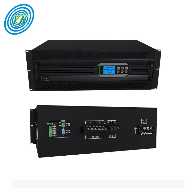 
Pure sine wave 19inch 2U 1KVA 220vdc to 220vac inverter 