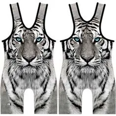 
Fashion Sports Jerseys OEM Sportswear Custom Brand Customized Sublimation Animal Funny cool Lycra Wrestling Singlets 