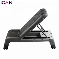 

Fitness Workout Sit Up Bench Adjustable Aerobic Step Bench