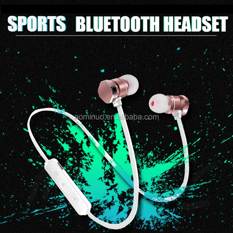 X3 sport wireless earbuds Sweatproof Music Stereo Earphone magnetic handset with mic for huawei googphone smart phone - ANKUX.COM