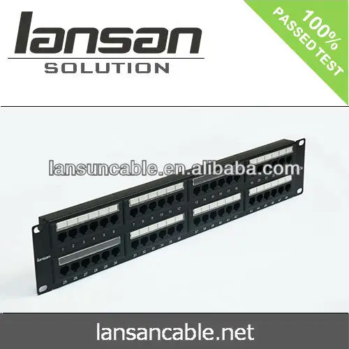 Network Patch Panel 110 Wiring Block Type With Leg,Cable Manager - Buy