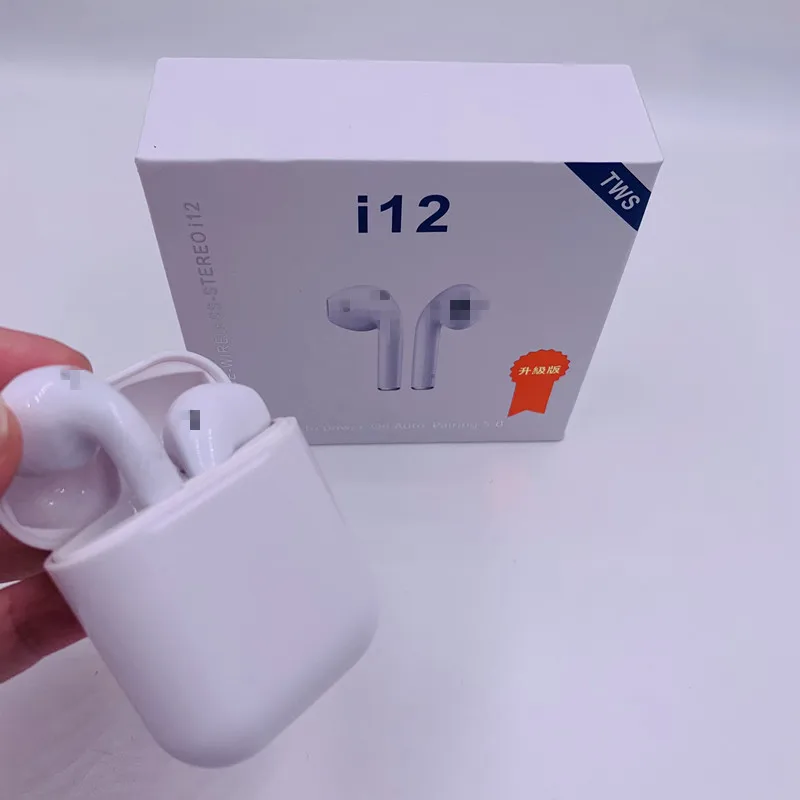 

Latest new hot selling high quality wireless 5.0 TWS i12 earbuds