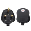 13 amp 13a power extension all color electric uk standard wall plug smart 3 pin uk socket plug 3 pins