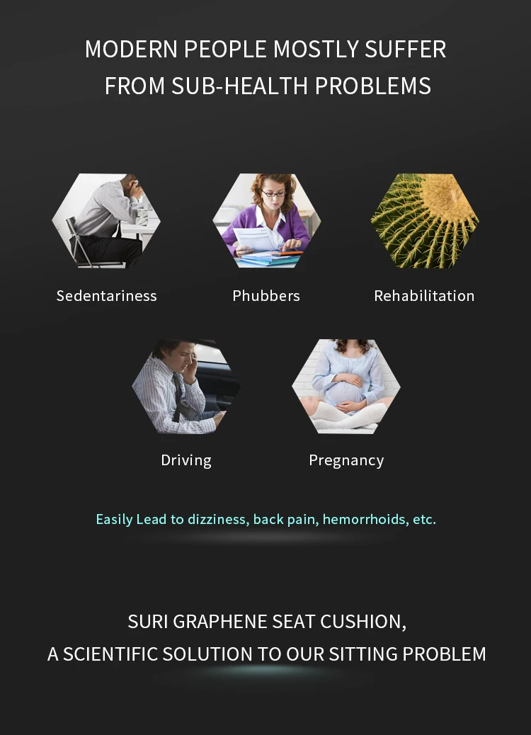 Graphene Usb Memory Foam Car Heating Cushion Rechargeable Battery Powered Heated Car Seat Cushion